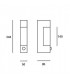 LED Outdoor Wall Light Stainless Steel IP44