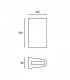 LED Outdoor Wall Light Stainless Steel IP44