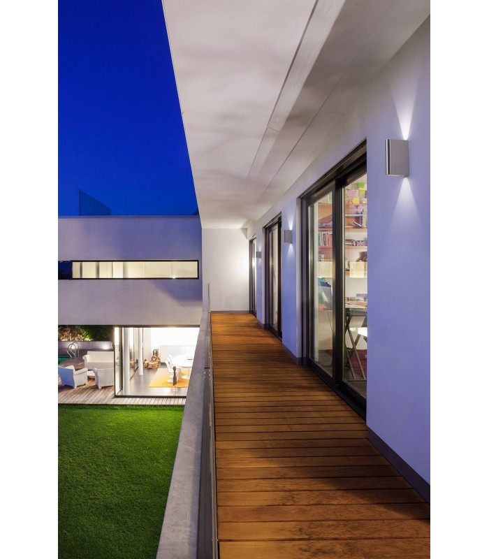 LED Outdoor Wall Light Stainless Steel IP44