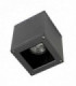 1 Light Outdoor Surface Mounted Ceiling Light Urban Grey IP54, GU10