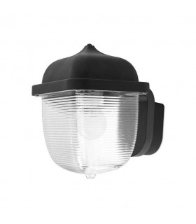 1 Light Outdoor Wall Light Black