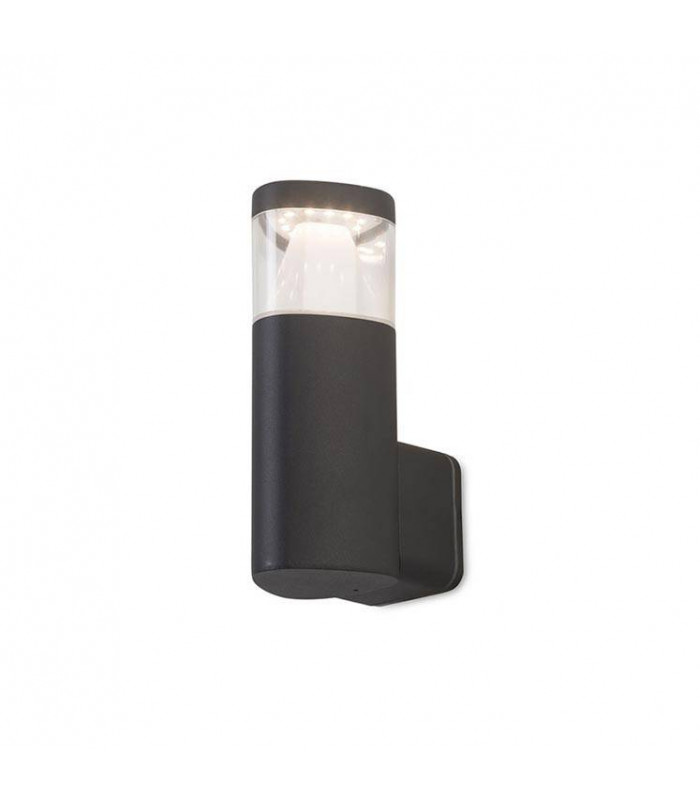 LED Outdoor Wall Light Black IP44
