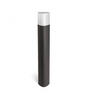 1 Light Outdoor Bollard Light Urban Grey IP44