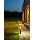 1 Light Outdoor Bollard Light Urban Grey IP44