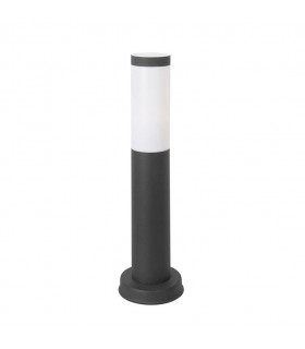 1 Light Outdoor Bollard Light Urban Grey IP55