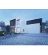 1 Light Outdoor Bollard Light Urban Grey IP55