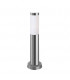1 Light Outdoor Bollard Light Grey IP55