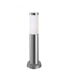 1 Light Outdoor Bollard Light Grey IP55