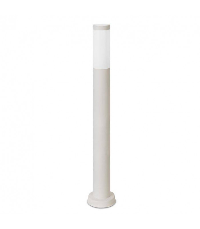 1 Light Outdoor Bollard Light White IP55