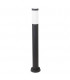 1 Light Outdoor Bollard Light Urban Grey IP55