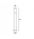 1 Light Outdoor Bollard Light Grey IP55