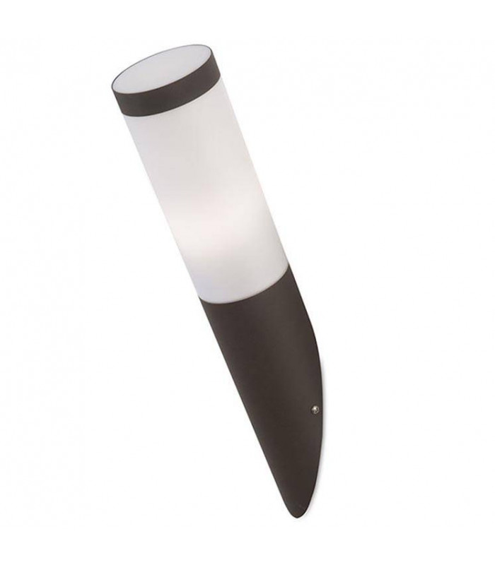 1 Light Outdoor Wall Light Brown IP55