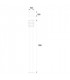 1 Light Outdoor Bollard Light Brown IP55