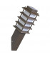 1 Light Outdoor Wall Light Brown IP55