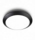 LED Outdoor Ceiling Light Black IP65