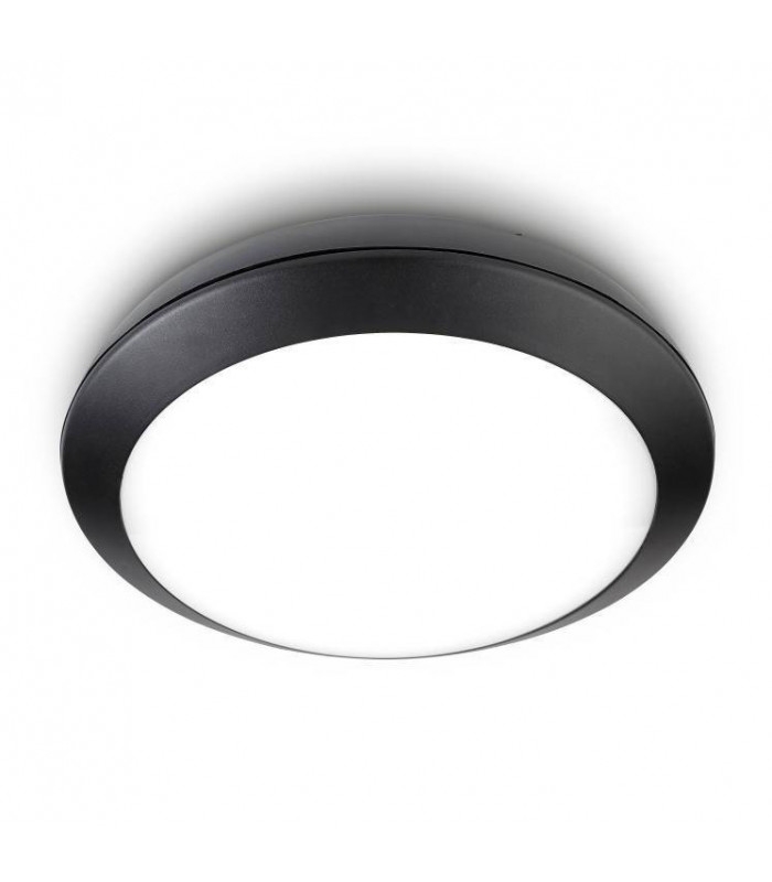LED Outdoor Ceiling Light Black IP65