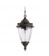 1 Light Outdoor Ceiling Light Rusty Brown