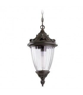 1 Light Outdoor Ceiling Light Rusty Brown
