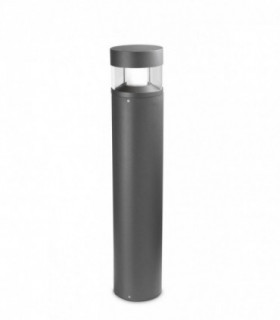1 Light Outdoor Bollard Light Urban Grey