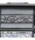 3 Light Outdoor Ceiling Pendant Light Black, Clear IP44, E14