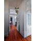 3 Light Outdoor Ceiling Pendant Light Antique Brass, Clear IP44, E14