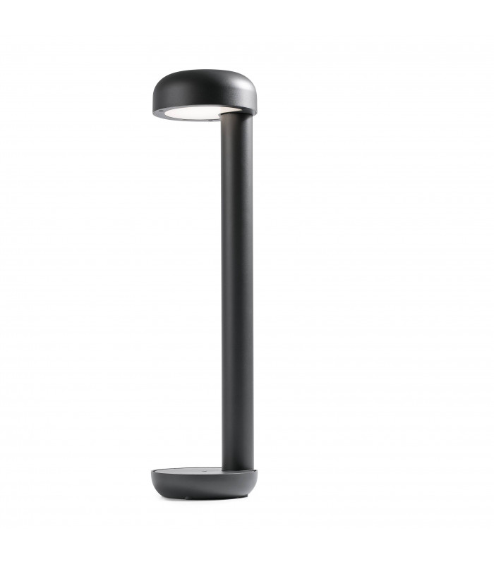 LED Outdoor Tall Bollard Light White, Dark Grey IP65
