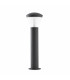 LED Outdoor Bollard Light White, Dark Grey IP65