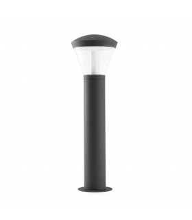 LED Outdoor Bollard Light White, Dark Grey IP65