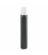 1 Light Outdoor Tall Bollard Light White, Dark Grey IP65, E27