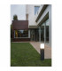1 Light Outdoor Tall Bollard Light White, Dark Grey IP65, E27