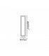 LED Outdoor Bollard Light Dark Grey IP54
