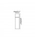 LED Outdoor Bollard Light White, Dark Grey IP65