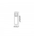 LED Outdoor Bollard Light Dark Grey IP54