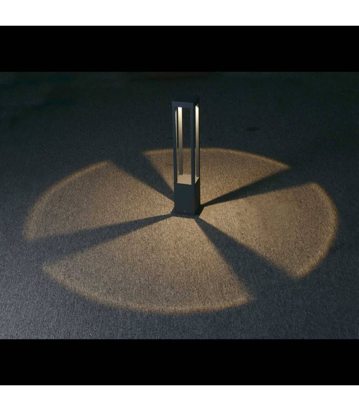 LED Outdoor Bollard Light Dark Grey IP54