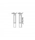 LED Outdoor Bollard Light Rust Brown IP54