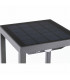LED Outdoor Bollard Light Dark Grey, Solar Powered with PIRSensor IP54