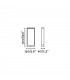LED Outdoor Short Bollard Light Dark Grey IP54