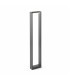 LED Outdoor Tall Bollard Light Dark Grey IP54