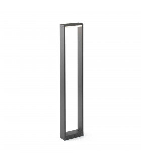 LED Outdoor Tall Bollard Light Dark Grey IP54