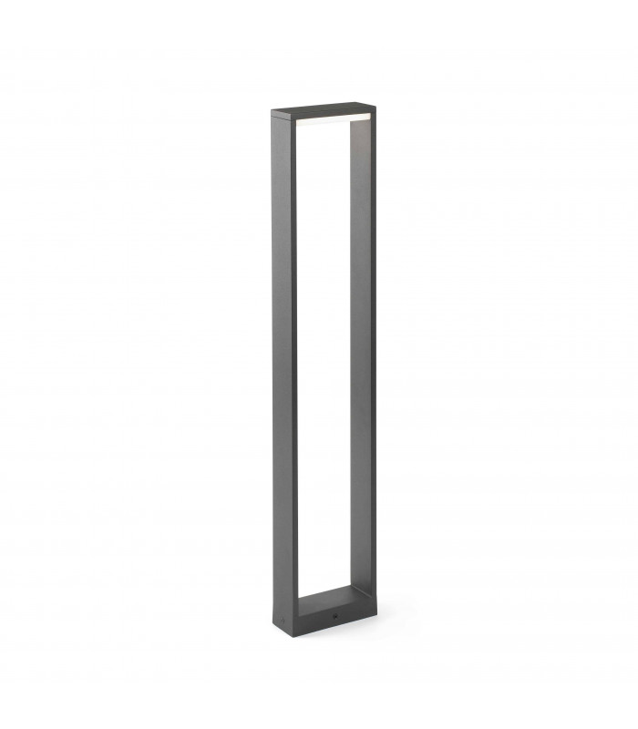 LED Outdoor Tall Bollard Light Dark Grey IP54