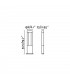 LED Outdoor Short Bollard Light Dark Grey IP54