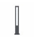 LED Outdoor Tall Bollard Light Dark Grey IP54