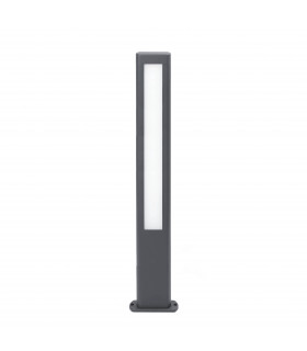 LED Outdoor Tall Bollard Light Dark Grey IP54