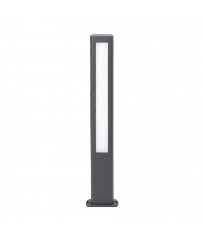 LED Outdoor Tall Bollard Light Dark Grey IP54