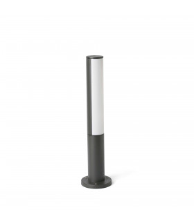 LED Outdoor Short Bollard Light Dark Grey IP54