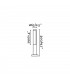 LED Outdoor Short Bollard Light Dark Grey IP54