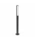LED Outdoor Tall Bollard Light Dark Grey IP54