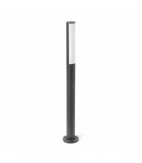 LED Outdoor Tall Bollard Light Dark Grey IP54