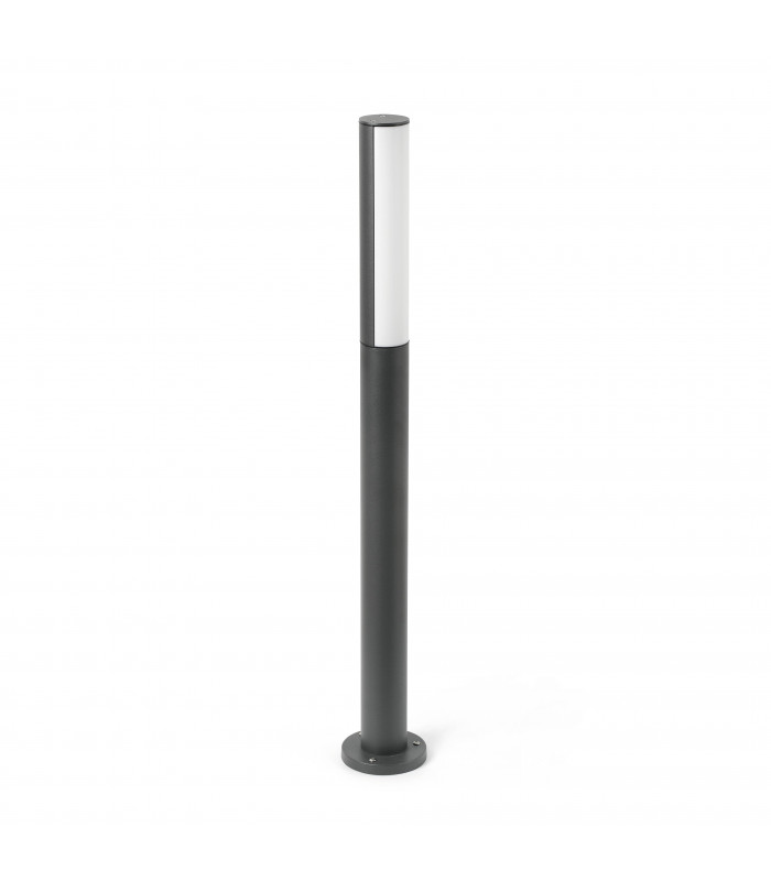 LED Outdoor Tall Bollard Light Dark Grey IP54