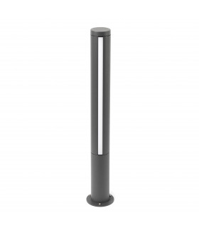 LED Outdoor Short Bollard Light Dark Grey IP54